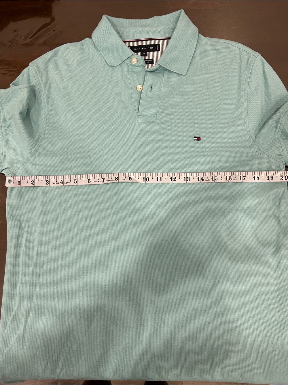 Tommy Hilfiger Men’s Light Mint Green Polo Shirt